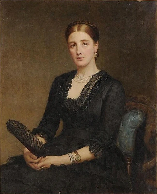 Ritratto di giovane donna con ventaglio